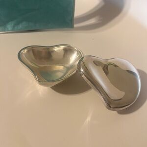 Vintage Elsa Peretti Tiffany & Co. 925 Sterling Silver Heart Box With Lid & bag